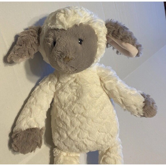 Mary Meyer 13” Gray White Lamb Sheep Plush Baby Toy SUPER SOFT Stuffed Animal - Picture 11 of 13